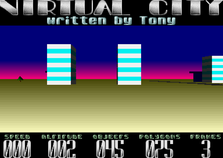 Virtual City [Falcon030] atari screenshot